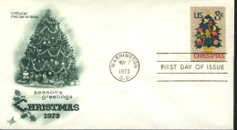 USA FDC  Christmas - 1971-1980