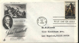 USA FDC  John Trumbull - 1961-1970