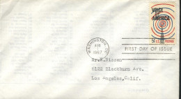 USA FDC  Voice Of America - 1961-1970