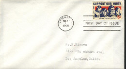 USA FDC Support Our Youth - 1961-1970