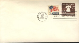 USA FDC Flag Bell - 1961-1970