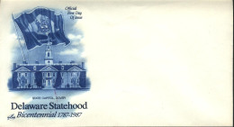 USA FDC  Delaware Statehood - 1981-1990
