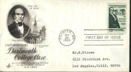 USA FDC  Daniel Webster - 1961-1970