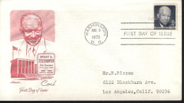 USA FDC Eisenhower - 1961-1970