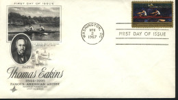 USA FDC Thomas Eakins - 1961-1970