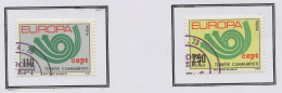 Turquie - Türkei - Turkey 1973 Y&T N°2050 à 2051 - Michel N°2280 à 2281 (o) - EUROPA - Used Stamps