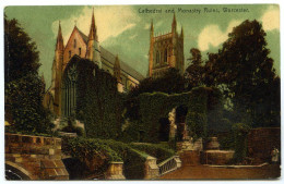 WORCESTER, CATHEDRAL AND MONASTRY RUINS / HALLOW CDS / STRATFORD ON AVON, CLIFFORD CHAMBERS, RED HILL HOUSE (PIPPET) - Worcester