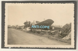 WW2 PHOTO ORIGINALE ALLEMANDE épave Avion Airplane Français 1940 Mais Où ?? - 1939-45