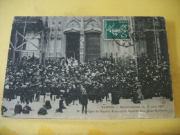 44 6388 - 44 NANTES - MANIFESTATIONS DU 14 JUIN 1903 - Mgr L'EVEQUE DE NANTES DONNANT LA BENEDICTION PLACE ST PIERRE - Manifestazioni