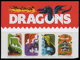 Etats-Unis / United States (Scott No.5310a - Dragons)  [**] Strip Of 5 - Ungebraucht