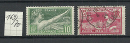 FRANKREICH France 1924 Michel 169 - 170 */o Olympic Games Paris - Verano 1924: Paris