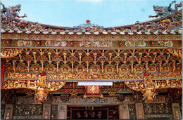 Taiwan Taipei City Lung Shan Temple The Middle Gate - Taiwan