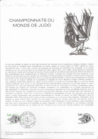 CHAMPIONNAT DU MONDE DE JUDO, DOCUMENT PHILATELIQUE OFFICIEL PARIS 1979, CACHET 1ER JOUR, DOCUMENT A SAISIR, A VOIR - Judo