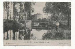 Cp, 91, ETRECHY, Le Pont Et L'usine De VAUX, écrite 1918, Photo-email A. Breger Frères - Etrechy