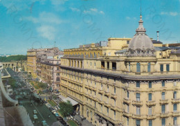CARTOLINA  ROMA,LAZIO-VIA VENETO-ROMA CAPITALE,CULTURA,RELIGIONE,MEMORIA,IMPERO ROMANO,BELLA ITALIA,VIAGGIATA 1968 - Transports
