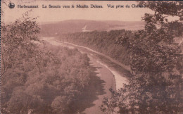 Herbeumont La Semois Vers Le Moulin Deleau Vue Prise Du Chateau - Herbeumont