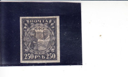 RUSSIA   1921 - Yvert  146* - (L) - Scienza E Arte - Neufs