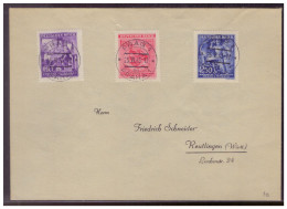 Böhmen Und Mähren (008011) Satzbrif Richard Wagner MNR 128/ 130 Gestempelt Prag Am 25.6.1943 - Briefe U. Dokumente