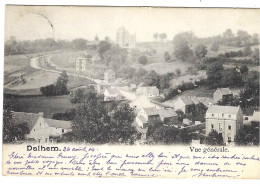 CPA DALHEM : Vue Générale ( Du Village ) - Circulée En 1904 > St Josse - 2 Scans - Dalhem