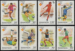 1114/1121**- Coupe Du Monde De Football / Wereldbeker Voetbal / Fussballweltmeisterschaft - "España 82" - RWANDA - Ungebraucht