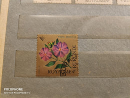 1966 Burundi	Flowers (F23) - Oblitérés