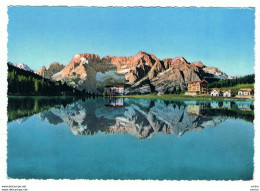 LAGO  DI  MISURINA (BL):  COL MONTE  SORAPIS  -  FOTO  COLORATA  A  MANO  -  FG - Invasi D'acqua & Impianti Eolici