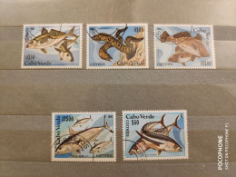 1980 Cabo Verde	Fishes (F23) - Cap Vert