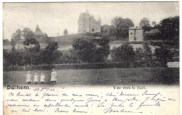 CPA DALHEM : Vue Vers Le Sart -  Un Peu Animée - Circulée En 1904  > St Josse - TBE - 2 Scans - Dalhem