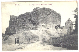 CPA DALHEM : Les Ruines Du Château Féodal - Animée - Circulée > Schaerbeek - TBE - 2 Scans - Dalhem
