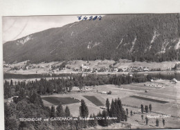 D3083) TECHENDORF Und GATSCHACH Am Weißensee - Kärnten - Tolle Alte S/W Ansicht - Weissensee