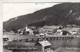 D3087) TECHENDORF Am WEISSENSEE- Weißensee - Haus Im Vordergrund Und Blick über Brücke Auf Kirche U. Häuser - Weissensee