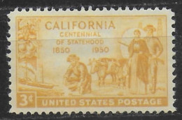 USA  N° 548  *  Centenaire De L état De Californie Dans L Union - Ungebraucht