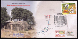 HINDUISM - RAMAYAN- SITA HILLS, CHITRAKOOT - PICTORIAL CANCELLATION - SPECIAL COVER - INDIA -2022- BX4-23 - Hindoeïsme