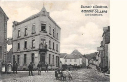 LUXEMBOURG SOUVENIR D'ETTELBRUCK GŒDERT-DELLERÉ CAFÉ BOULANGERIE BELLE  ANIMATION  9X14 REIMPRESSION DE CARTES ANCIENNES - Ettelbruck