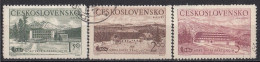 CZECHOSLOVAKIA 657-659,used,falc Hinged - Autres & Non Classés