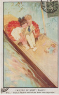 Illustr. Lawson WOOD (Gamine à Gamin Amoureux, Dans Barque + Poupée) "Oui, Mais Il Faudra Satisfaire Tous Mes Caprices" - Wood, Lawson