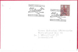 NORVEGIA - PRIMO VOLO FIRST FLIGHT SAS LONGYEARBYEN/TROMSO *3.9.1975* ON COVER - Cartas & Documentos