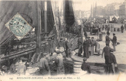 62-BOULOGNE-SUR-MER- ENBARQUEMENT DES FILETS - Boulogne Sur Mer