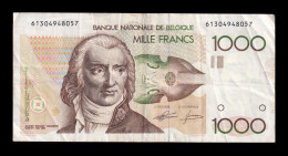 Bélgica Belgium 1000 Francos ND (1980-1996) Pick 144a(5) Mbc Vf - 1000 Francs