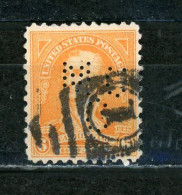 USA : WASHINGTON - N° Yvert 306 Obli. & PERFORÉ "MCC" - Perforados