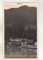 D3111) Hotel BURGAU Am ATTERSEE -  Salzkammergut - Sehr Schöne Late S/W AK - - Attersee-Orte