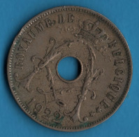 BELGIQUE 25 CENTIMES 1922 KM# 68.1 ROYAUME DE Albert Ier - 25 Cents