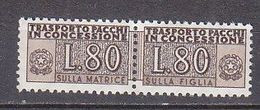 Y6266 - ITALIA PACCHI CONCESSIONE Ss N°10 - ITALIE COLIS Yv N°95 ** - Consigned Parcels