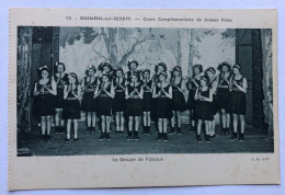 CPA 56 - Guéméné Sur Scorff - Cours Complémentaire De Jeunes Filles - Groupe De Pipeaux - Musique - Animé - Guemene Sur Scorff