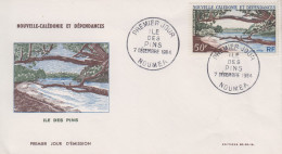 Enveloppe   FDC  1er   Jour   NOUVELLE   CALEDONIE   Ile  Des  Pins   1964 - FDC