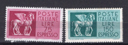 Y6172 - ITALIA ESPRESSO Ss N°34/35 - ITALIE EXPRES Yv N°43/44 ** - Eilpost/Rohrpost
