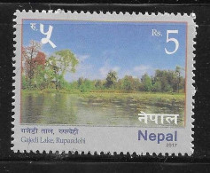 Nepal 2017 Gajedi Lake Rupandehi Scenery MNH - Népal