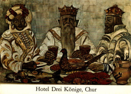 CPM - CHUR - Hotel Drei Könige - Familie Schällibaum (Illustration) ... Edition , - Coire