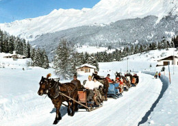 CPM - VALBELLA-LENZERHEIDE - Attelage Cheval Promenade Traineaux ... Edition A.Bergamin - Lantsch/Lenz