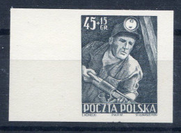 POLOGNE < ESSAI Yvert N° 687 - MINE MINEUR - Prototype De Gravure - Plaatfouten & Curiosa